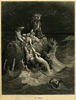 "The Deluge", frontispiece to Gustave Doré's illustrated edition of the Bible