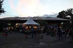 Railroad Square is a popular spot for students and residents of Tallahassee, especially on the first Friday of every month when all the galleries are open to the public.