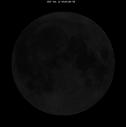 Animation showing progression of the Moon's phases.
