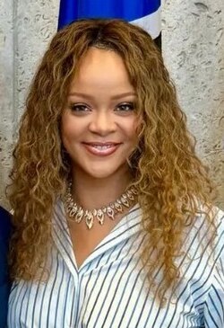 Rihanna smiling