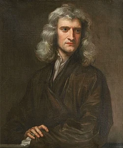 Isaac Newton, who is regarded as "the towering figure of the Scientific Revolution",[16] and who achieved the first great unification in physics, created classical mechanics, calculus and refined the scientific method.