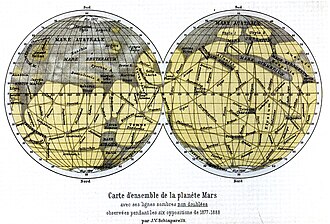 Mars Atlas by Giovanni Schiaparelli