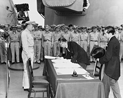 On September 2, 1945, Japan surrendered to the Allies.