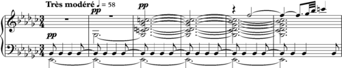 Debussy, Pour l'Egyptienne from 6 Epigraphes Antiques (solo piano version)