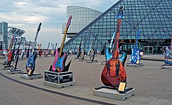 The Rock and Roll Hall of Fame in Cleveland