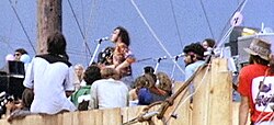 Cocker performing at Woodstock in 1969
