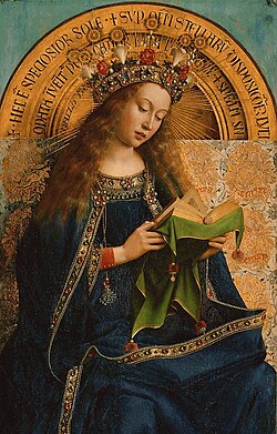 The Virgin Mary from the Ghent Altarpiece, 1432