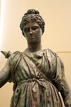 The small Piraeus Artemis, bronze statue of the 4th century