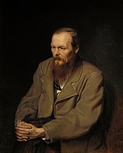 Fyodor Dostoevsky wrote The Idiot, which Kurosawa adapted into a Japanese film of the same name in 1951. Vasily Perov's portrait from 1872