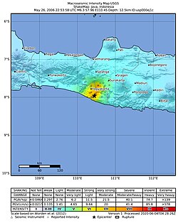 USGS ShakeMap for the mainshock