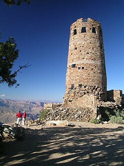 Desert View Watchtower (1932) Grand Canyon National Park South Rim