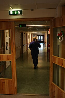 Nursing shortage is a problem in several districts of Norway. This nurse is employed at a nursing home.