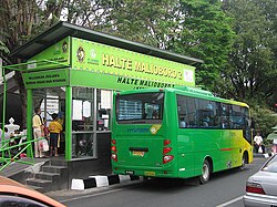 The Malioboro 2 bus station of Trans Jogja in 2008