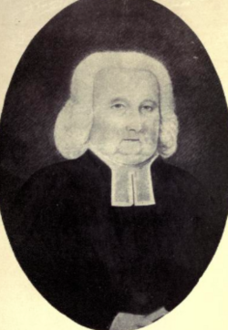 Reverend Bruin Romkes Comingo, 1st Presbyterian Minister in Canada, at St. Andrew's Presbyterian Church in Lunenburg