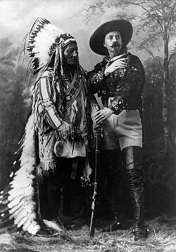 Sitting Bull and Buffalo Bill, Montreal, Quebec, Canada, 1885