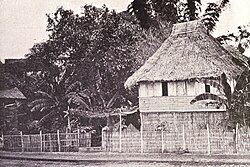 Native house in suburbs of Manila, 1899