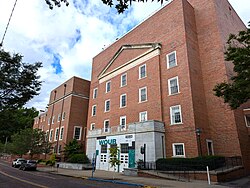 Home of WOUB, connected to the Scripps College of Communication Schoonover Center.