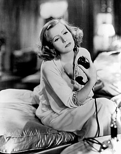 Garbo in Grand Hotel (1932), in which she said the famous line "I want to be alone." The public would long associate her with these words due to her private lifestyle.