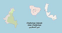 Map of Chafarinas Islands