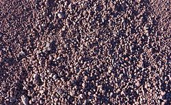 Volcanic deposits from Mount Vesuvius called Puzzolane stones