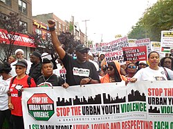 Protest rally in Tompkinsville