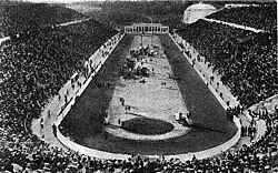 Panathinaiko Stadium in 1906