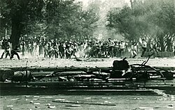 Protesters in O'Higgins Park, Santiago, on May 1, 1984