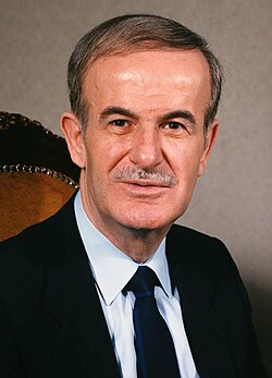 Hafez al-Assad, president of Syria from 1971 until his death in 2000