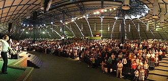 Worship service at the Word and Life Church in Boksburg, Apostolic Faith Mission of South Africa.