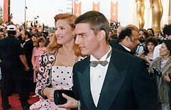 Cruise and Mimi Rogers at the 1989 Oscars