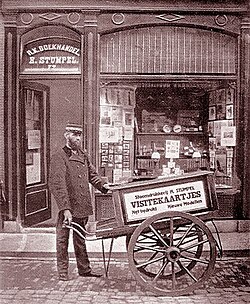 Stumpel bookseller in Hoorn, circa 1910