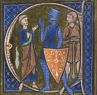 A 13th-century French representation of the tripartite social order of the Middle Ages – Oratores ("those who pray"), Bellatores ("those who fight"), and Laboratores ("those who work").