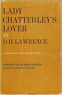 An "unexpurgated" edition of Lady Chatterley's Lover (1959)