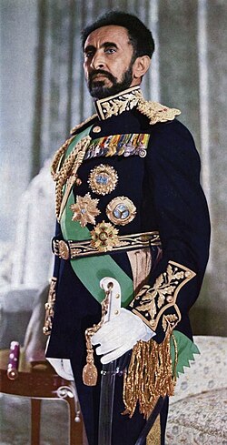 Haile Selassie I, Emperor of Ethiopia from 1930 to 1974, was one of Marley's inspirations.