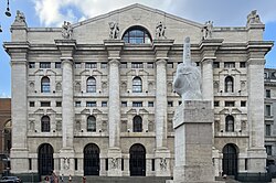 Palazzo Mezzanotte, the seat of the Italian stock exchange