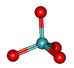 3D model of the molybdate ion