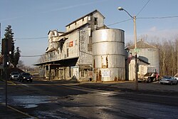 The Fredericktown Grain Elevator, site of the first mill