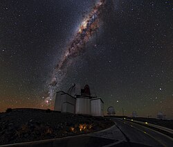 The Milky Way contains billions of stars, arranged in two strikingly different structures: halo and disc.[7]