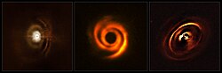 Protoplanetary discs observed with the Very Large Telescope.[16]