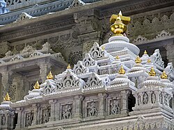 The Akshardham temple in Robbinsville, New Jersey, U.S., is evolving as the global mecca for Hindu pilgrimage.