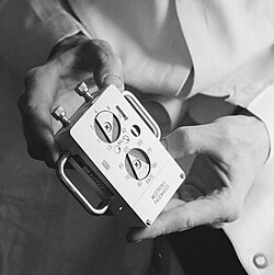 An external Medtronic pacemaker in 1961