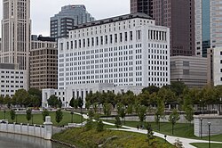 The Thomas J. Moyer Ohio Judicial Center holds the Supreme Court of Ohio.