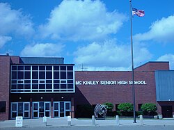 Canton McKinley High School is the largest secondary school in Canton.