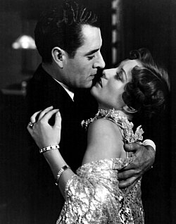 With John Gilbert in the film Four Walls (1928)