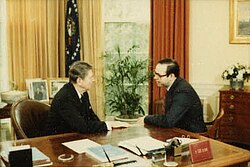 Taft with President Ronald Reagan, 1984
