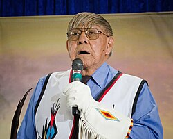 Earl Old Person, honorary chief of the Blackfoot.