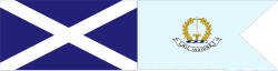 Sledge flag brought by Wordie on the Imperial Trans-Antarctic Expedition[5]
