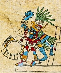 Huitzilopochtli in the Codex Borbonicus