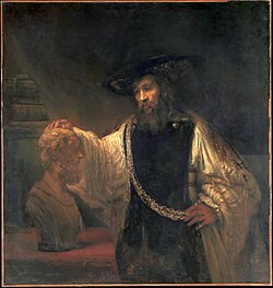 Aristotle depicted by Rembrandt, 1653