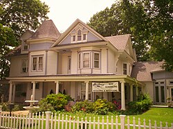 Historic 1904 Victorian home on Main Street in downtown BA that has been converted into a business (July 2007)